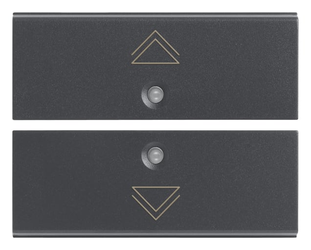 VIMAR SPA - VIW16842.4 DUE MEZZI TASTI 2M DIMMER GRIGIO