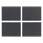 VIMAR SPA VIW16843 QUATTRO MEZZI TASTI FISSI 1M N. GRIGIO
