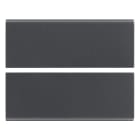 VIMAR SPA - VIW16844 Due mezzi tasti fissi 2M neutri grigio