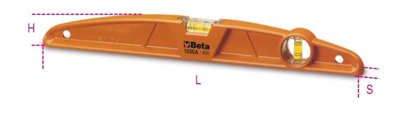 BM SPA - BMM016960110 LIVELLE IN ALLUM BASE RETTIFICATA A/1000