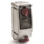 ROSI MATERIALE ELETT RCO17.416R6 PR BLOC VERT PARETE IP67 FUS 5P 16A 380V