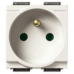 VIMAR SPA - VIW17042.B Presa SICURY 2P+T 16A francese bianco