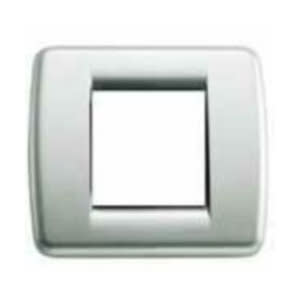 VIMAR SPA - VIW17093.21 Placca Rondò 1-2M argento met.