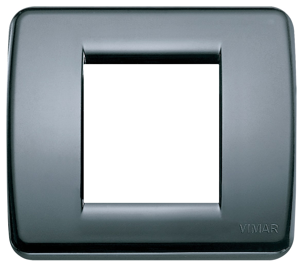 VIMAR SPA - VIW17098.15 PLACCA RONDO 1-2M GRIGIO GRAFITE
