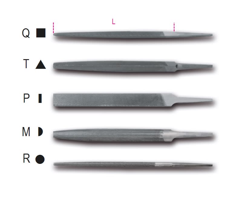 BM SPA - BMM017180135 Lime a taglio bastardo 8' senza impugnatura