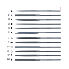 BM SPA - BMM017200006 Lime ad ago taglio mezzodolce gambo Ø 3 mm