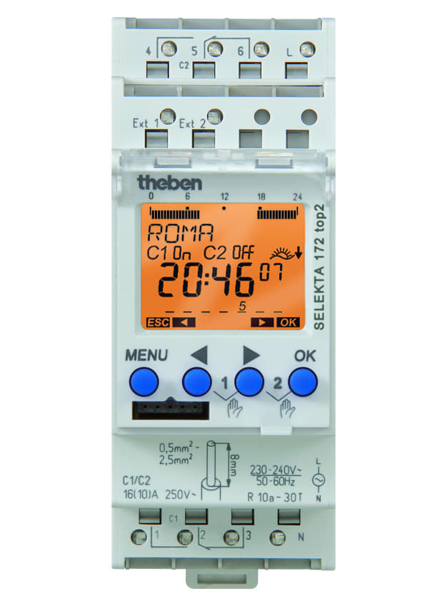 THEBEN SRL THE1724100 SELEKTA 172 TOP2 12-24V DC/AC
