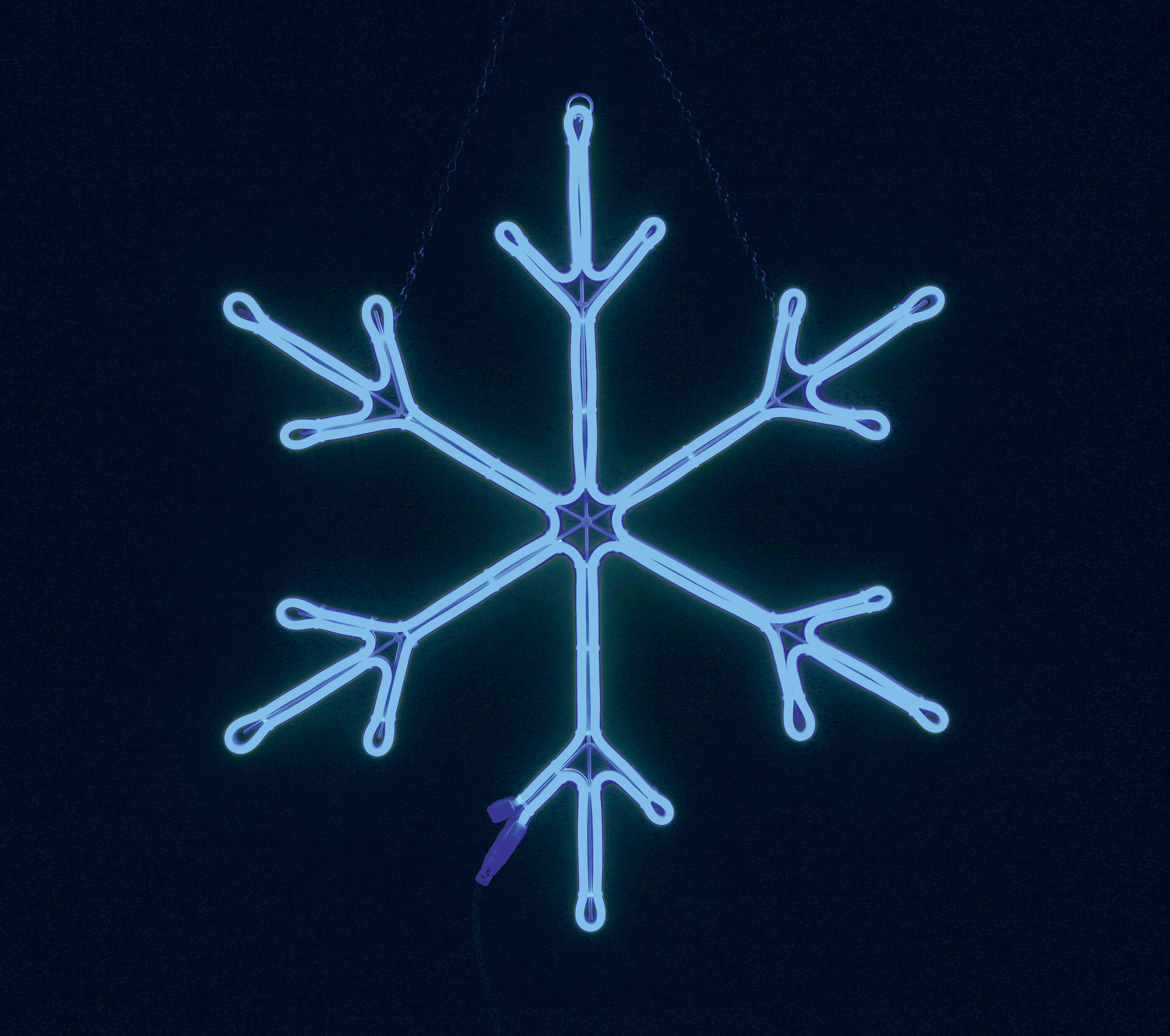 GIOCOPLAST NATALE SP - GCP17512294 FIOCCO BLU CON NEON FLEX CM 73