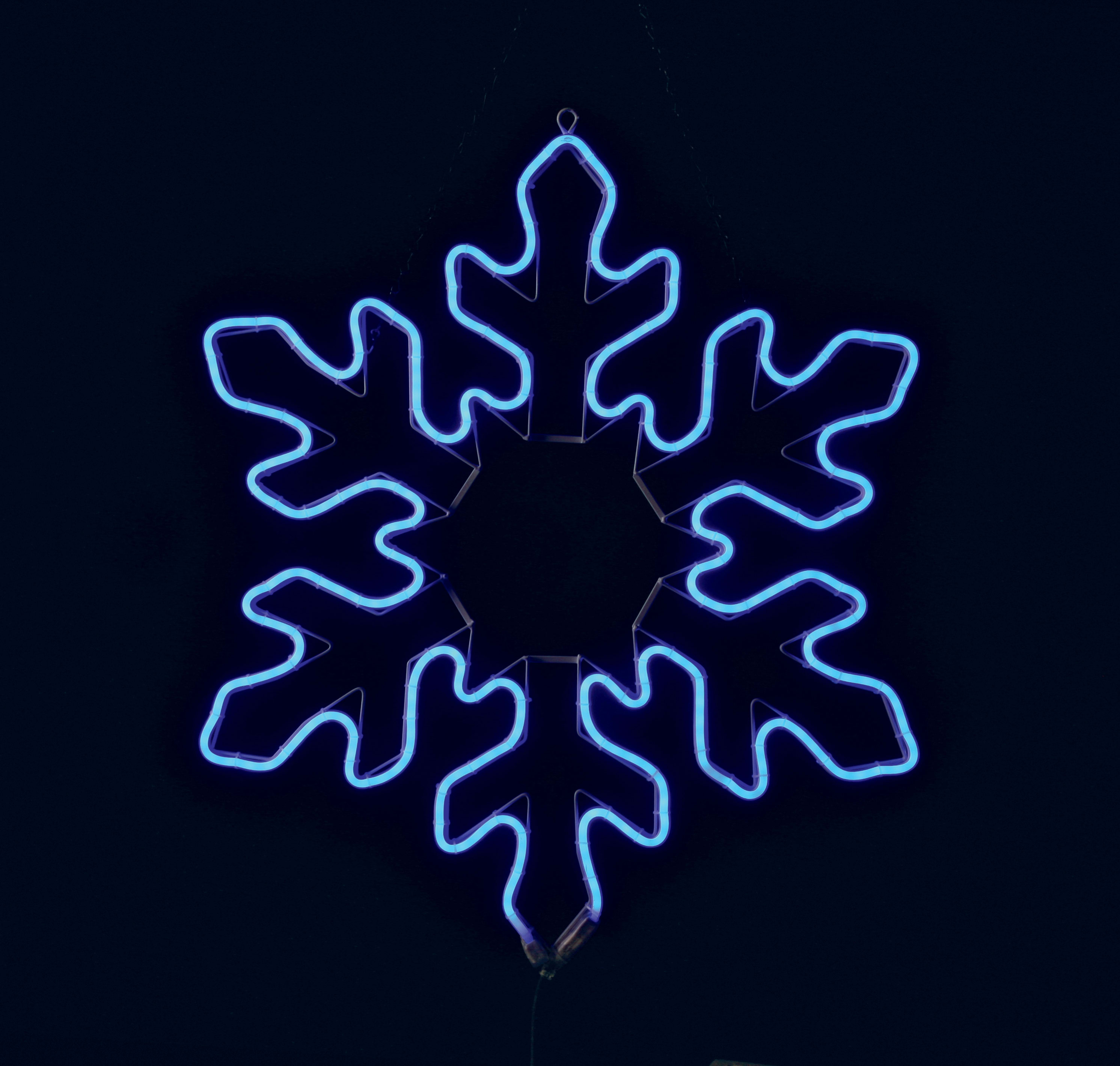 GIOCOPLAST NATALE SP GCP17512297 FIOCCO BLU CON NEON FLEX CM 76