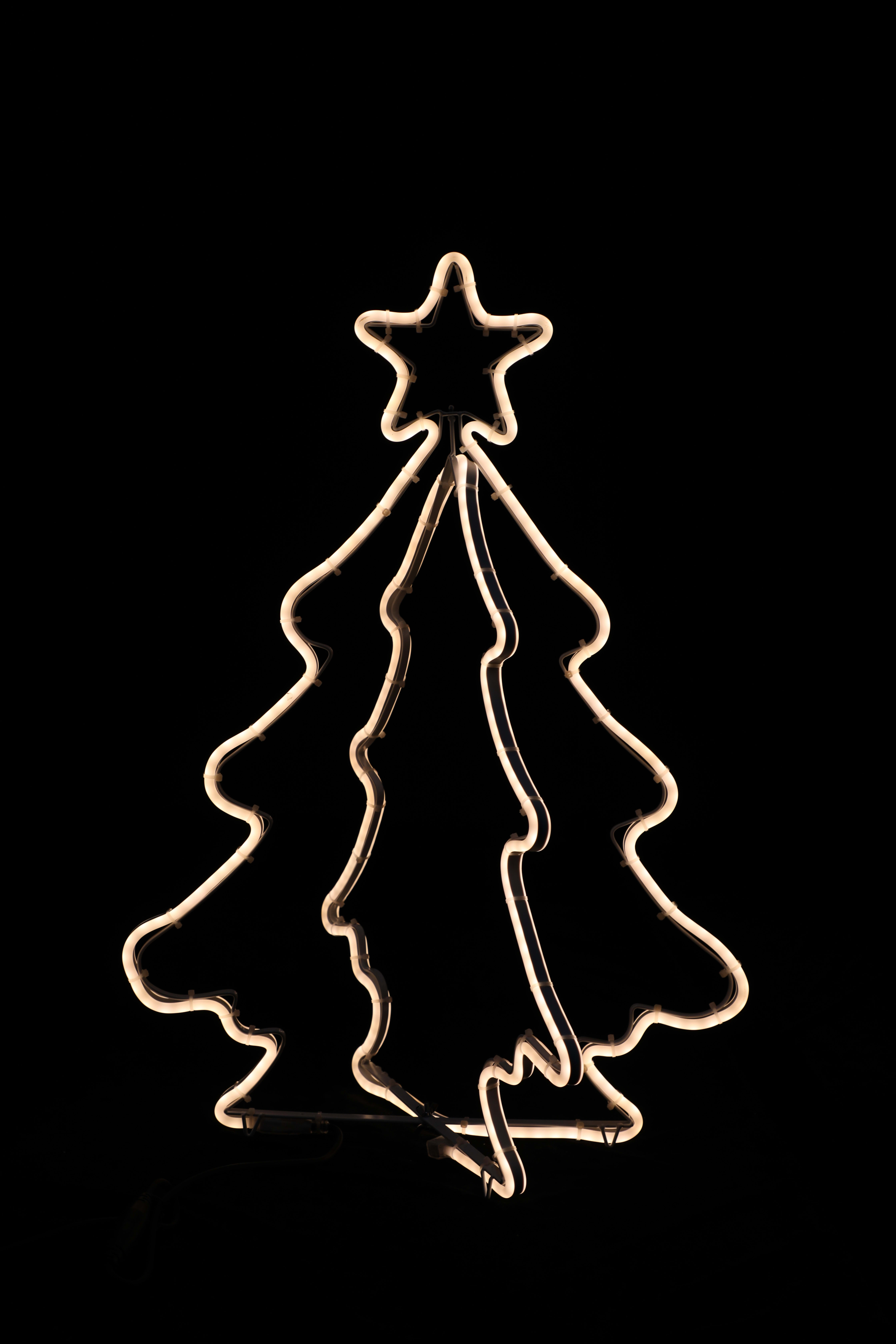 GIOCOPLAST NATALE SP GCP17517015 ALBERO 3D C/NEON FLEX B. C. CM 86 X 61 X