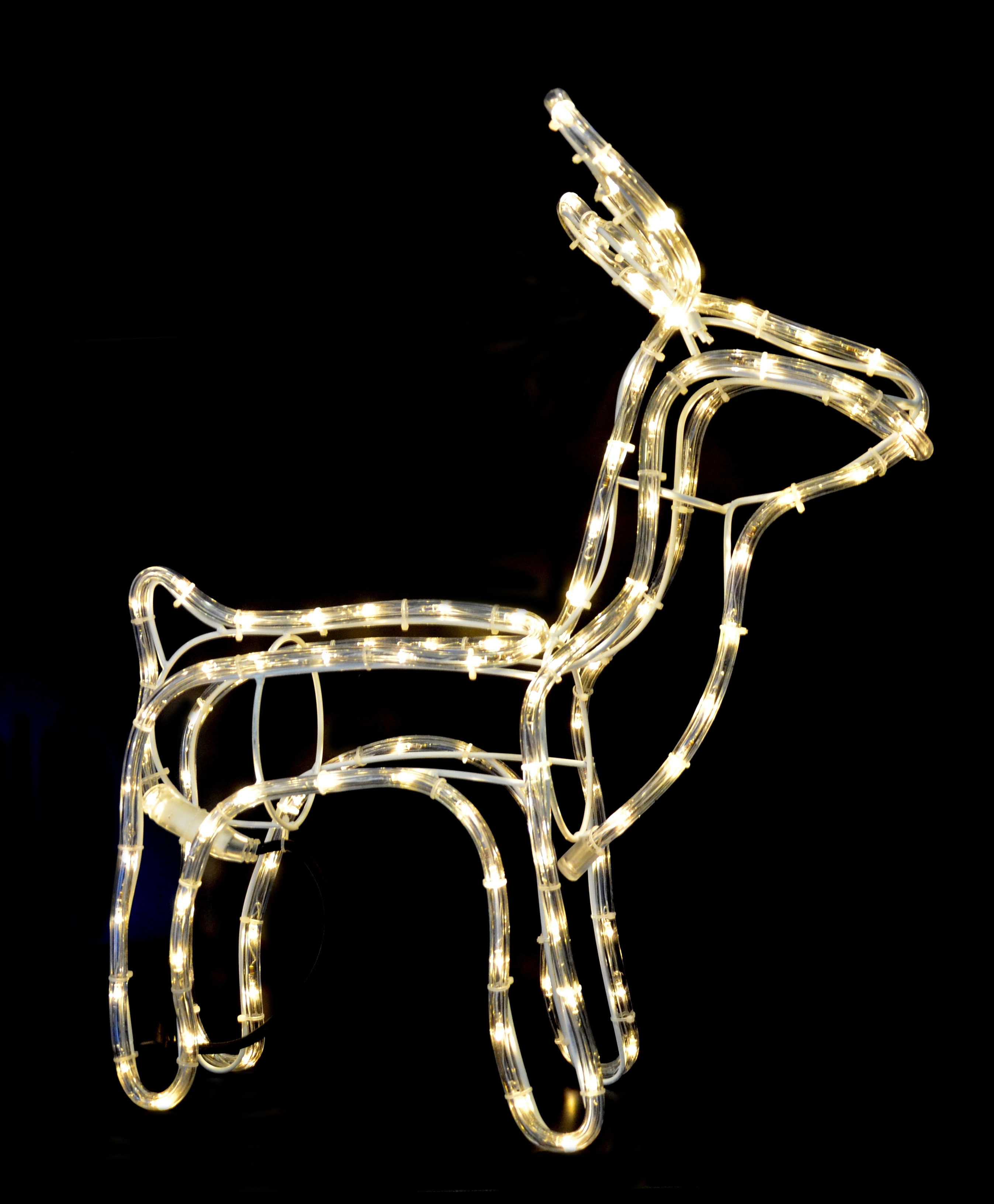 GIOCOPLAST NATALE SP GCP17518015 RENNA C/TUBO LED B.CAL,120LED 55X48X23 X