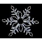 GIOCOPLAST NATALE SP - GCP17518241 FIOCCO DI NEVE C/ TUBO LED BIA. 80CM XE