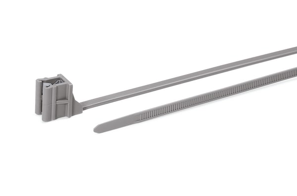 HELLERMANNTYTON Srl HEE126-00253 FASCETTA FISSAGGIO SU BORDI 160X4.6, GRI