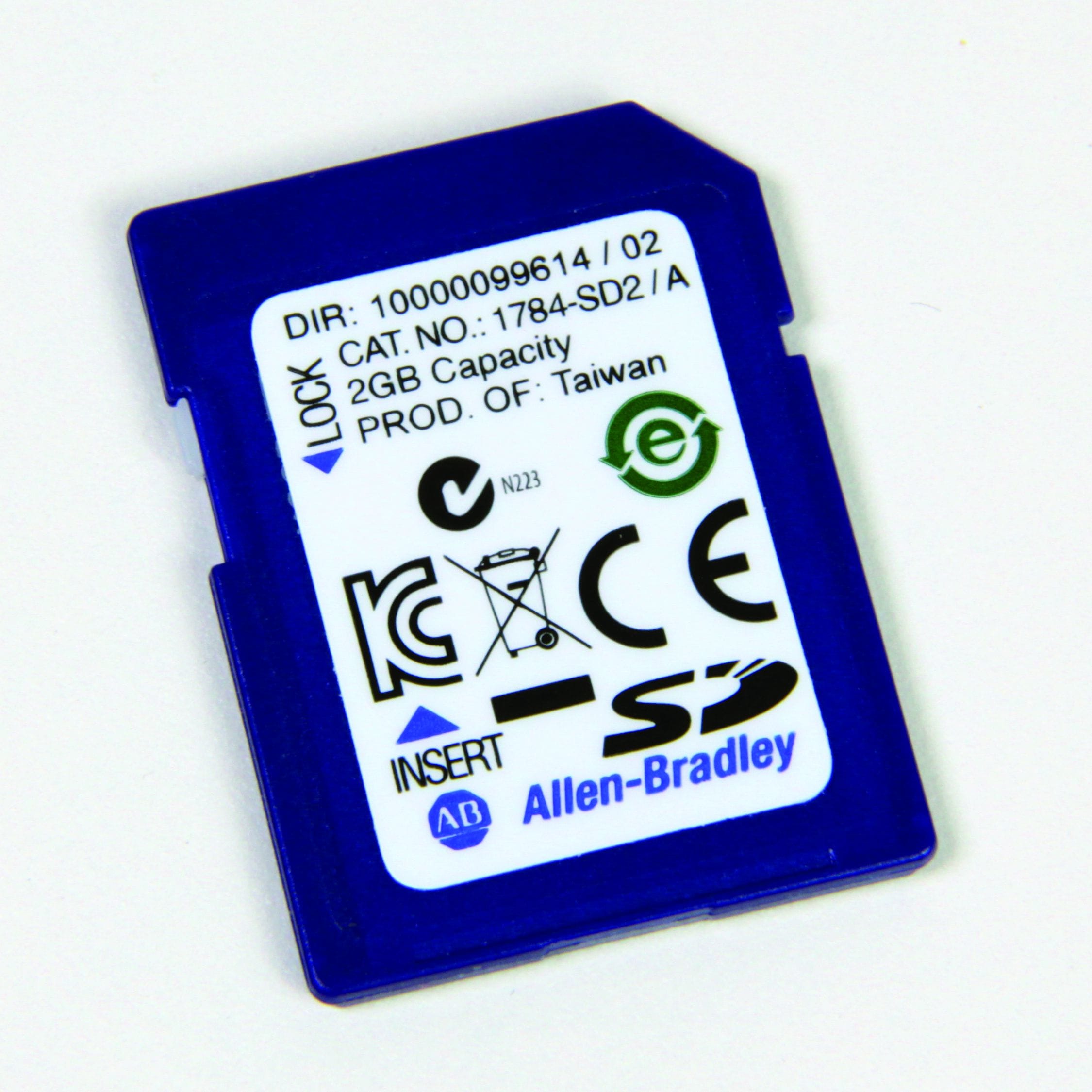 ROCKWELL AUTOMATION RCK1784-SD2 INDUSTRIAL 2GB SECURE DIGITAL CARD
