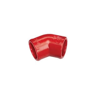 URMET SPA UTD1043/624 CURVA 45 IN ABS COLORE ROSSO