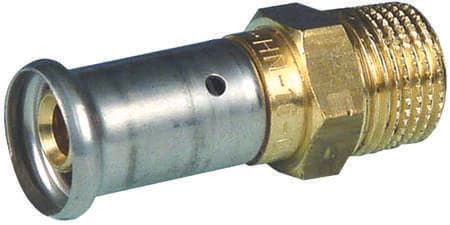 HENCO - CAPPELLOTTO CPL17P2005 MANICOTTO MASCHIO IN OTTONE 20X3/4