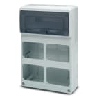 ROSI MATERIALE ELETT RCO18.3001 CASSETTA PER 4 PRESE INT. ORIZ. SERIE14
