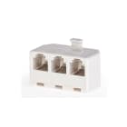 SCAME PARRE SPA - SCA180.799 TRIPLICATORE AVORIO PLUG 6/4