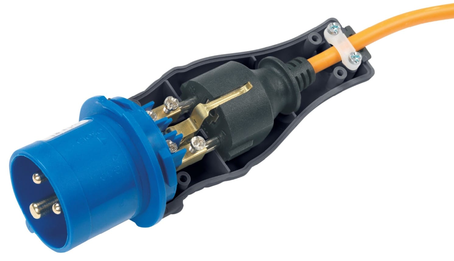 ROSI MATERIALE ELETT RCO1821 ADAT IND. 16A 3P IP44 PER SPINA SCHUKO 2