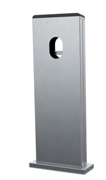 MENNEKES E-MOBILITY - MKE18633 PALO IN ACCIAIO INOX PER 2 AMTRON TWINCH