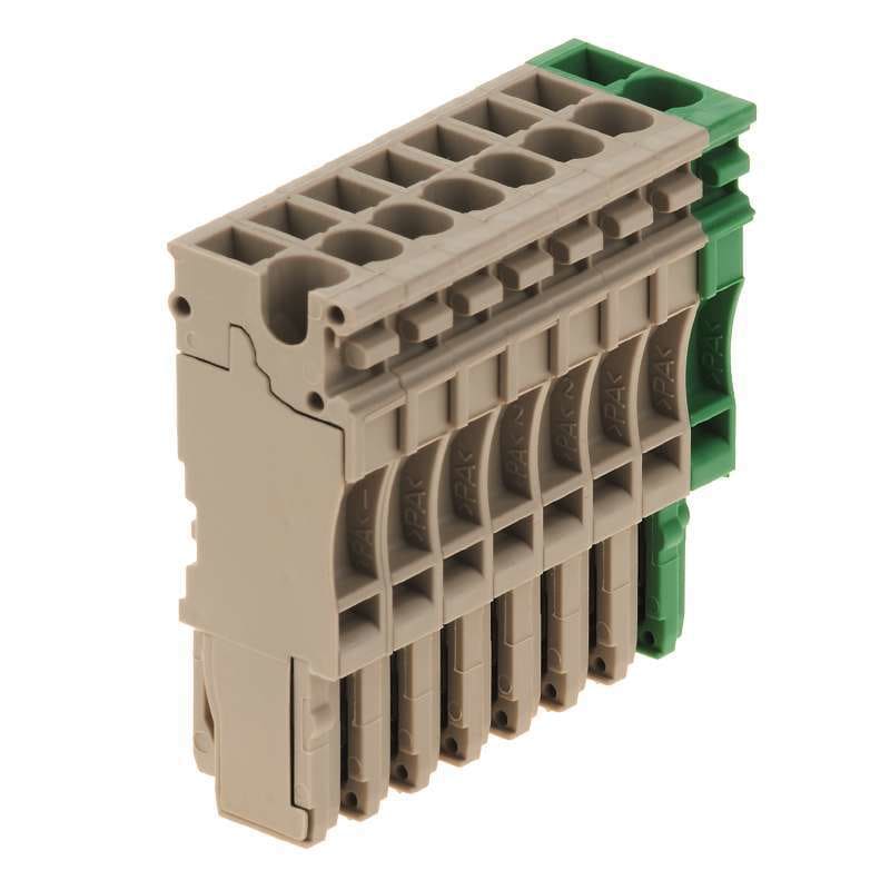 WEIDMULLER WEI1867150000 ZP 2.5/1AN/8 GN/BE
