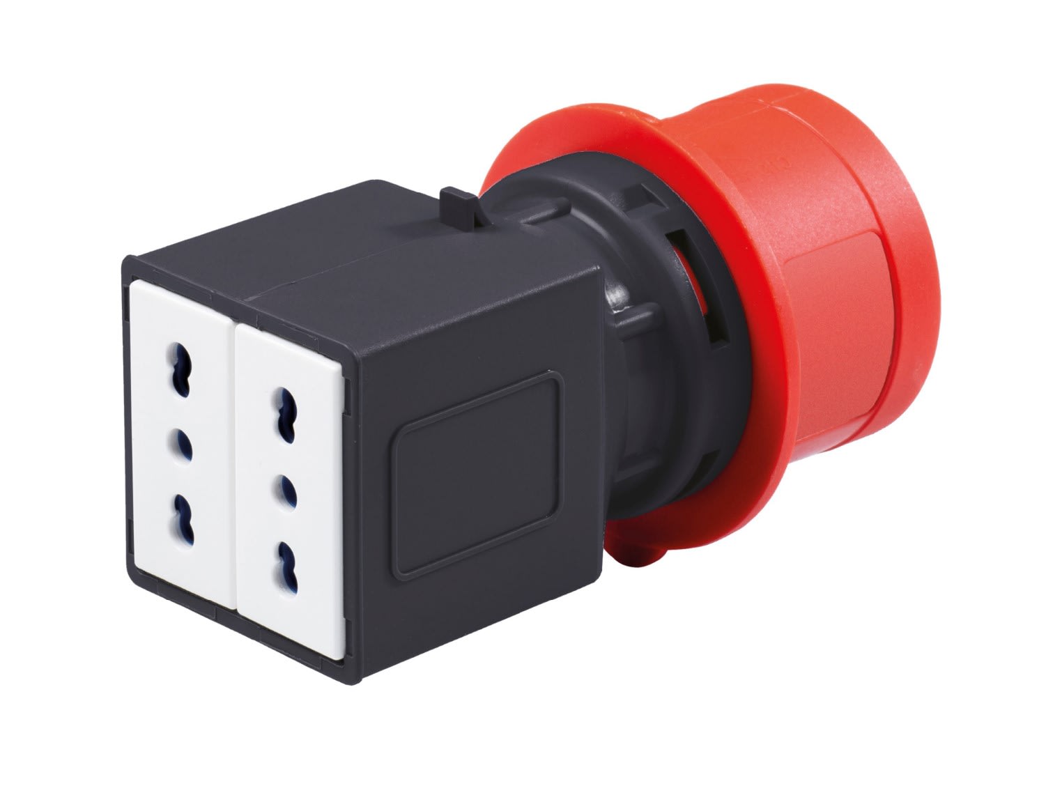 ROSI MATERIALE ELETT - RCO1873 ADATT. SPINA CEE 5P-2 PRESE BIP. 220V IP