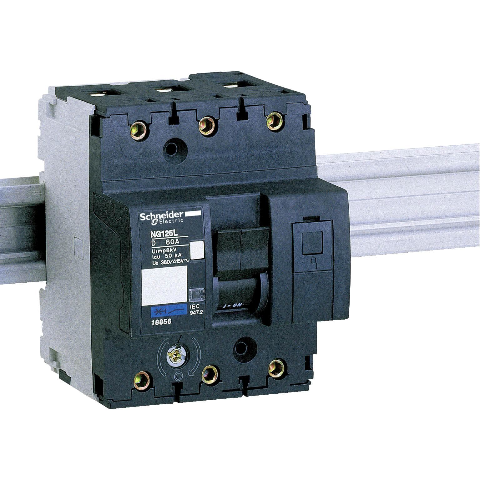 SCHNEIDER ELECTRIC SNR18856 INT. AUT. NG125L 3P 80A CURVA D