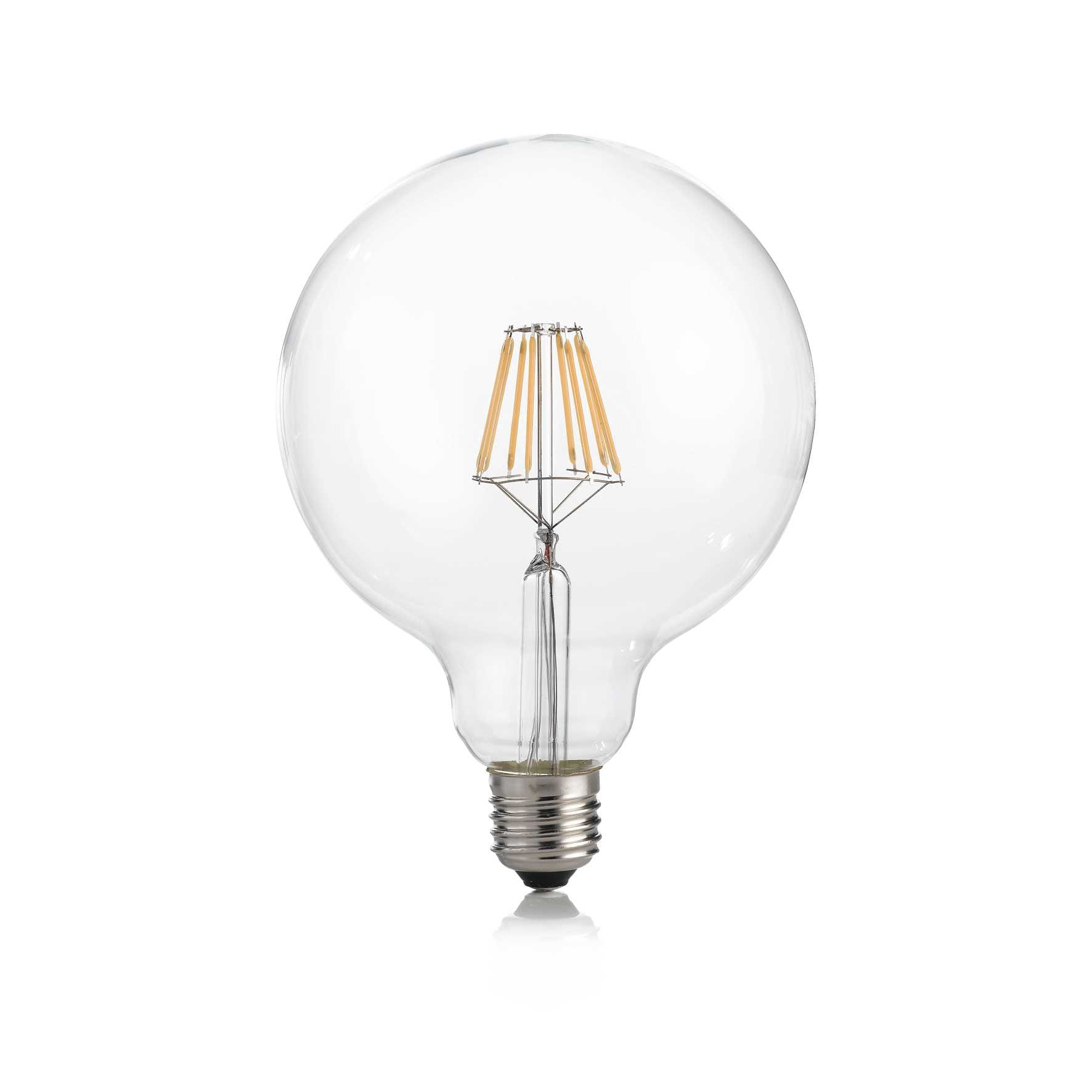 IDEAL LUX SRL - IUX188959 E27 GLOBO D125 08W 3000K CRI80 TRASP DIM
