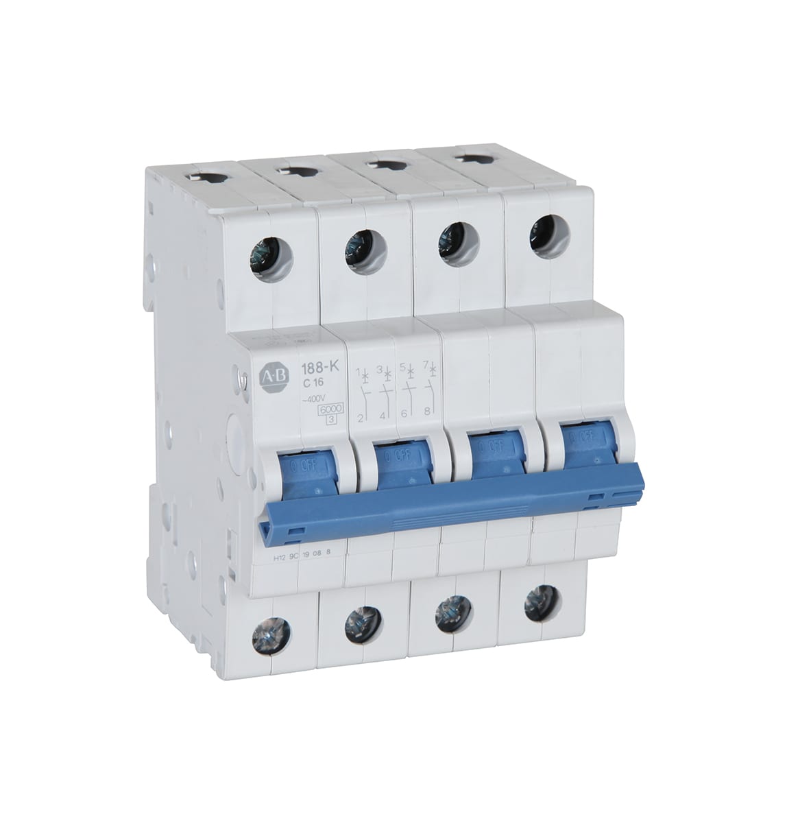 ROCKWELL AUTOMATION RCK188-K4B200 MINIATURE CIRCUIT BREAKER 20 A