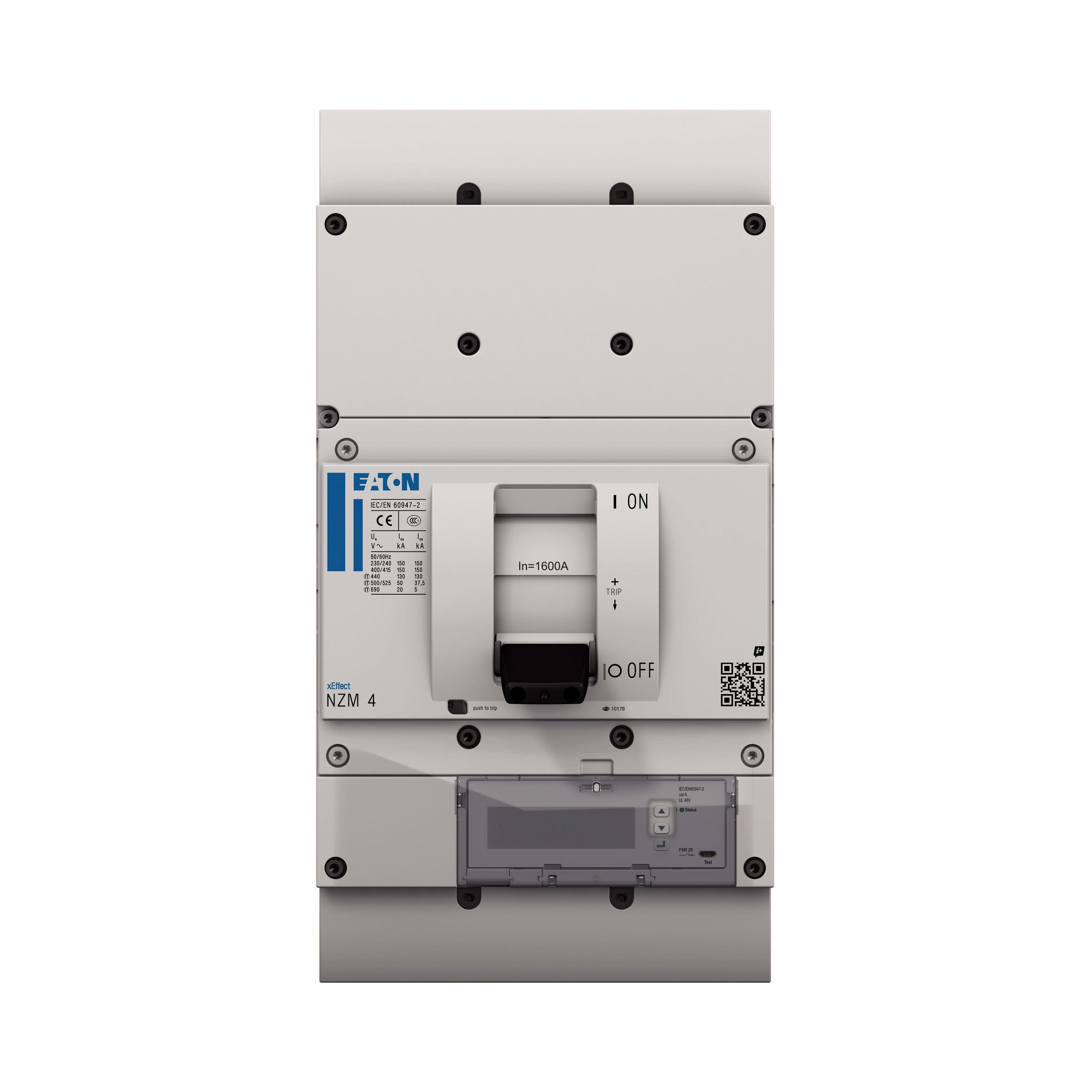 EATON EAO189645 NZMN4-4-PX1600/VAR INT.DIGIT.PXR25 4P 16