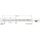 ELCART DISTRIBUTION - ERT186172200 LEDSTRIP 9,6W/MT 24V BNATUR. IP65