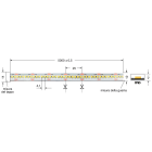 ELCART DISTRIBUTION ERT186364800 LEDSTRIP 20W/MT 24V B CALDO IP65