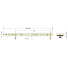 ELCART DISTRIBUTION ERT186703100 STRI.LED 8W/MT BF 48V IP65 CRI90