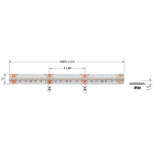 ELCART DISTRIBUTION - ERT186916000 STR.LED COB RGB+CCT 18WM 24V IP20