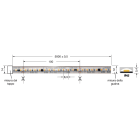 ELCART DISTRIBUTION ERT187001200 STRI.LED 17W/M BN 220V IP65 5M