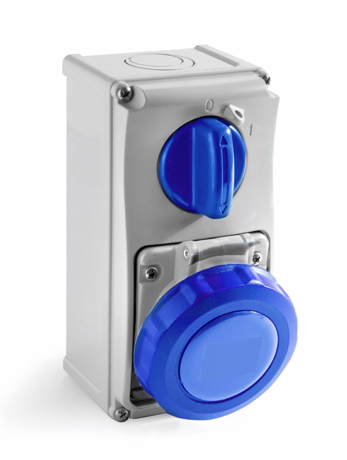 ROSI MATERIALE ELETT RCO19.3216B6 PR BLOC VERT+FONDO IP67 3P 16A 220V