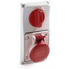 ROSI MATERIALE ELETT RCO19.3414R6-I PR BLOC VERT INC IP44 5P 16A 380V