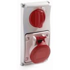 ROSI MATERIALE ELETT RCO19.3434R6-I PR BLOC VERT INC IP44 5P 32A 380V