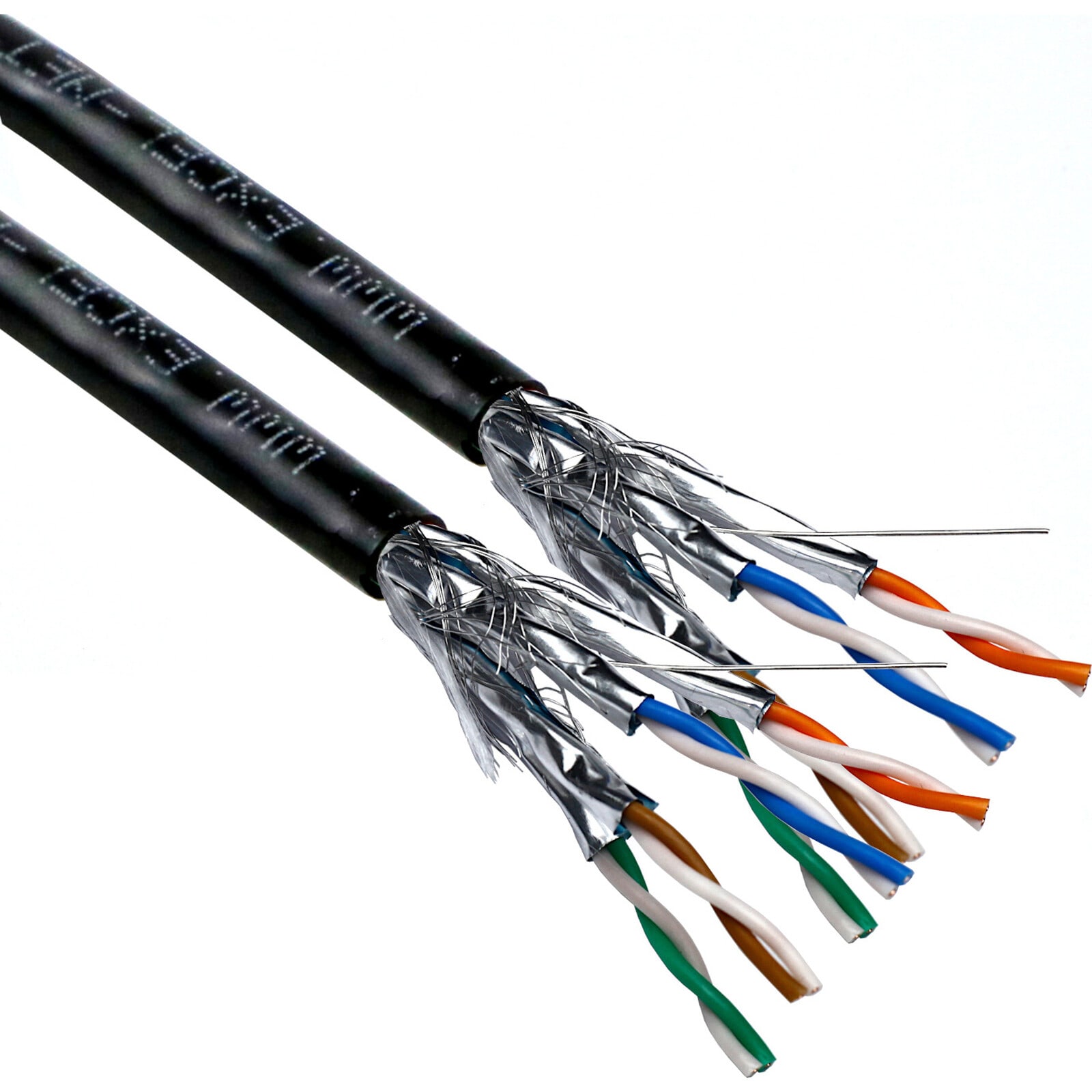 EXCEL EXL190-915-BK Excel Cat6A Cable LSOH S/FTP B2ca 2x 500