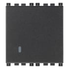 VIMAR SPA - VIW19008.2 Pulsante 1P NO 10A 2M grigio