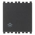 VIMAR SPA - VIW19008.2.L PULSANTE 1P NO 10A LUCE 2M GRIGIO