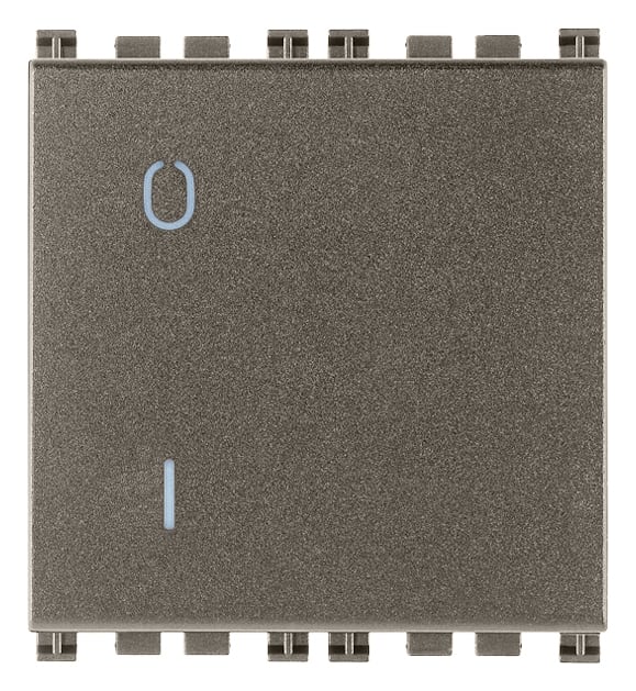 VIMAR SPA - VIW19015.2.M INTERRUTTORE 2P 16AX 2M METAL