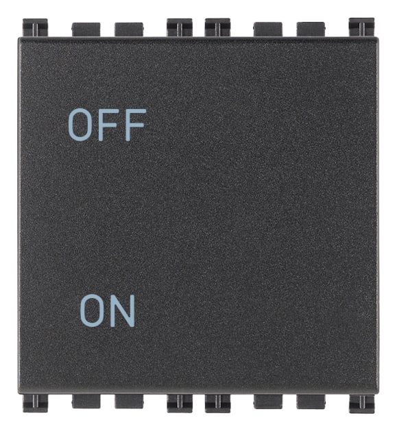 VIMAR SPA - VIW19016.2 Interruttore 2P 20AX 2M grigio