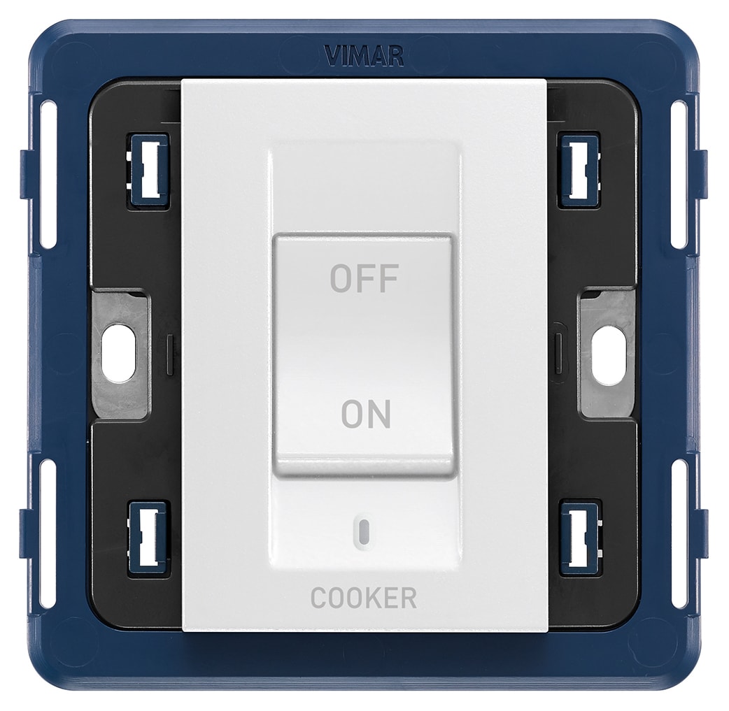 VIMAR SPA - VIW19018.CK.B INTERRUTTORE 2P 45A COOKER BIANCO