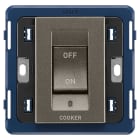 VIMAR SPA - VIW19018.CK.M Interruttore 2P 45A COOKER Metal