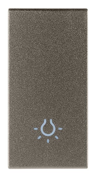 VIMAR SPA - VIW19021.L.M TASTO 1M SIMBOLO LUCE METAL