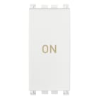 VIMAR SPA - VIW19056.34.B PULSANTE 1P NO+NC 10A SIMBOLO ON BIANCO