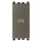 VIMAR SPA VIW19056.34.M PULSANTE 1P NO+NC 10A SIMBOLO ON METAL