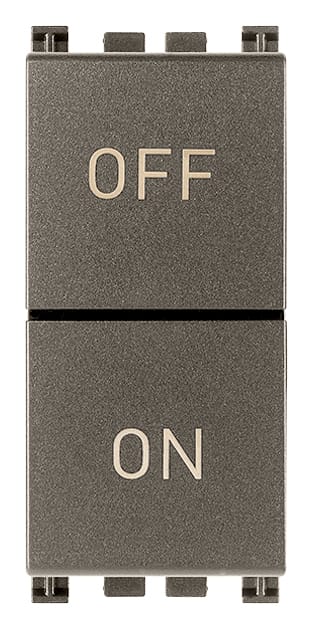 VIMAR SPA - VIW19058.M Due pulsanti indipend. NO+NC 10A Metal