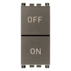 VIMAR SPA - VIW19058.M DUE PULSANTI INDIPEND. NO+NC 10A METAL